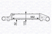 351319202120 Chladič turba MAGNETI MARELLI