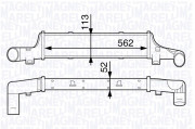 351319202180 Chladič turba MAGNETI MARELLI