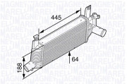 351319202240 Chladič turba MAGNETI MARELLI