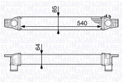 351319202270 Chladič turba MAGNETI MARELLI