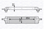 351319202320 Chladič turba MAGNETI MARELLI