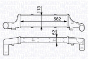 351319202500 Chladič turba MAGNETI MARELLI