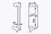 351319202560 Chladič turba MAGNETI MARELLI