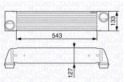 351319202740 Chladič turba MAGNETI MARELLI