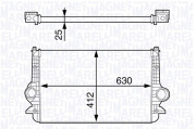 351319202780 Chladič turba MAGNETI MARELLI