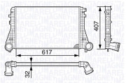 351319202830 Chladič turba MAGNETI MARELLI