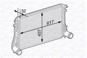 351319202840 Chladič turba MAGNETI MARELLI