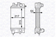 351319203020 Chladič turba MAGNETI MARELLI