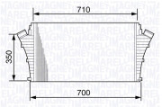 351319203500 Chladič turba MAGNETI MARELLI