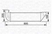 351319203580 Chladič turba MAGNETI MARELLI