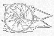 069422343010 MAGNETI MARELLI ventilátor chladenia motora 069422343010 MAGNETI MARELLI