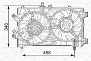 069422447010 Větrák, chlazení motoru MAGNETI MARELLI