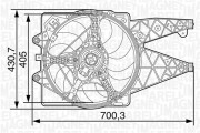 069422456010 Větrák, chlazení motoru MAGNETI MARELLI