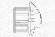 069412511010 vnitřní ventilátor MAGNETI MARELLI