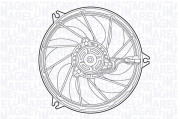 069422552010 Větrák, chlazení motoru MAGNETI MARELLI