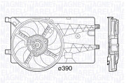 069422574010 Větrák, chlazení motoru MAGNETI MARELLI