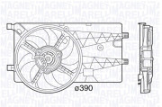 069422575010 Větrák, chlazení motoru MAGNETI MARELLI