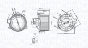 069412375010 vnitřní ventilátor MAGNETI MARELLI