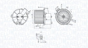 069412402010 vnitřní ventilátor MAGNETI MARELLI