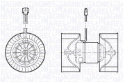 069412691010 vnitřní ventilátor MAGNETI MARELLI