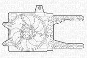 069402312010 Větrák, chlazení motoru MAGNETI MARELLI