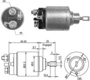 940113050012 Elektromagnetický spínač, startér MAGNETI MARELLI