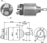 940113050013 Elektromagnetický spínač, startér MAGNETI MARELLI