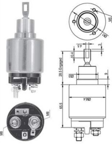 940113050126 Elektromagnetický spínač, startér MAGNETI MARELLI