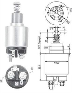 940113050129 Elektromagnetický spínač, startér MAGNETI MARELLI