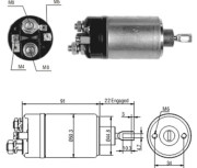 940113050172 Elektromagnetický spínač, startér MAGNETI MARELLI