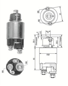 940113050231 Elektromagnetický spínač, startér MAGNETI MARELLI