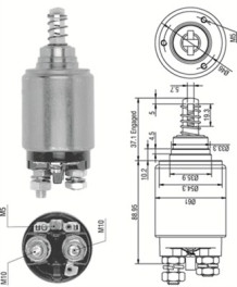 940113050252 Elektromagnetický spínač, startér MAGNETI MARELLI