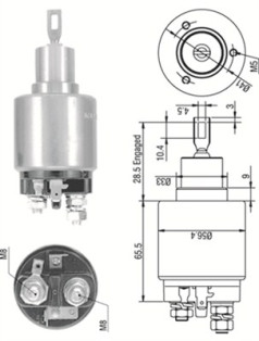 940113050270 Elektromagnetický spínač, startér MAGNETI MARELLI