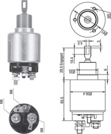 940113050271 Elektromagnetický spínač, startér MAGNETI MARELLI