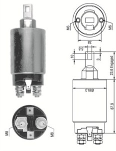 940113050332 Elektromagnetický spínač, startér MAGNETI MARELLI