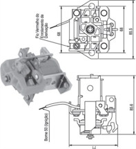 940113050336 Elektromagnetický spínač, startér MAGNETI MARELLI