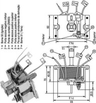 940113050339 Elektromagnetický spínač, startér MAGNETI MARELLI