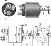 940113050386 Elektromagnetický spínač, startér MAGNETI MARELLI