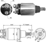 940113050390 Elektromagnetický spínač, startér MAGNETI MARELLI