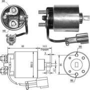 940113050401 Elektromagnetický spínač, startér MAGNETI MARELLI