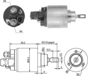 940113050415 Elektromagnetický spínač, startér MAGNETI MARELLI