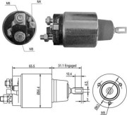 940113050418 MAGNETI MARELLI elektromagnetický spínač pre żtartér 940113050418 MAGNETI MARELLI