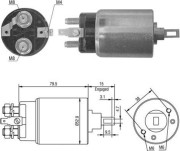 940113050421 Elektromagnetický spínač, startér MAGNETI MARELLI