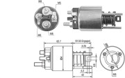 940113050423 Elektromagnetický spínač, startér MAGNETI MARELLI