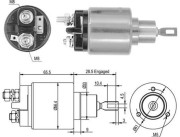 940113050435 Elektromagnetický spínač, startér MAGNETI MARELLI