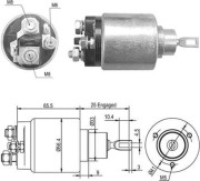 940113050471 Elektromagnetický spínač, startér MAGNETI MARELLI