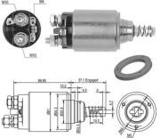 940113050478 Elektromagnetický spínač, startér MAGNETI MARELLI