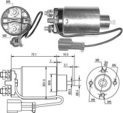 940113050481 Elektromagnetický spínač, startér MAGNETI MARELLI