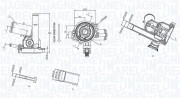 352317005100 Termostat, chladivo MAGNETI MARELLI