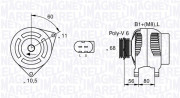 063533200010 generátor MAGNETI MARELLI